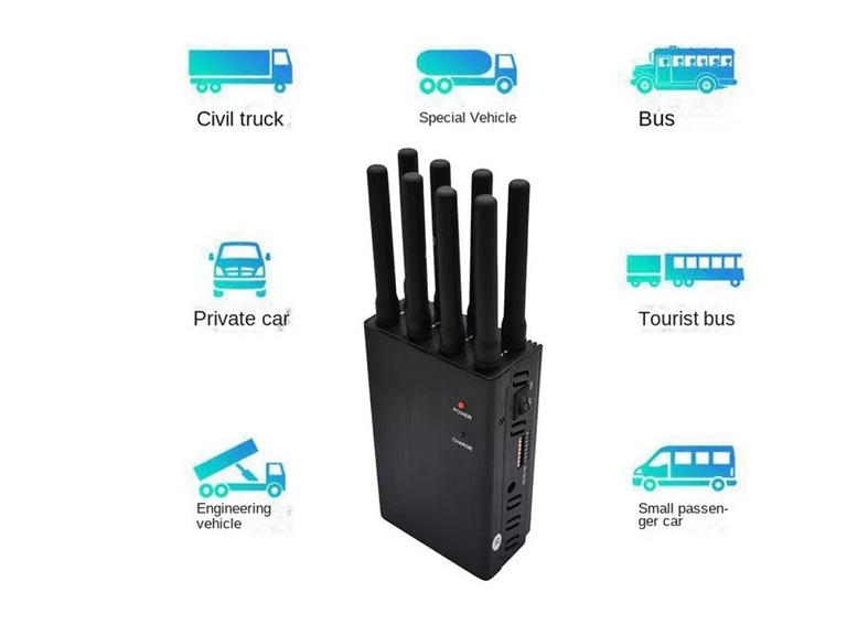 ZAGŁUSZACZ zagłuszarka 2G 3G 4G 5G 5,8G WIFI VHF UHF GSM LTE jammer 10 anten 12W (9)