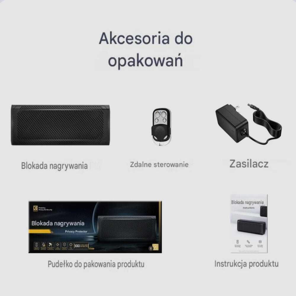 Profesjonalny zagłuszacz podsłuchów telefonów dyktafonów anty nagrywanie biały szum (6)