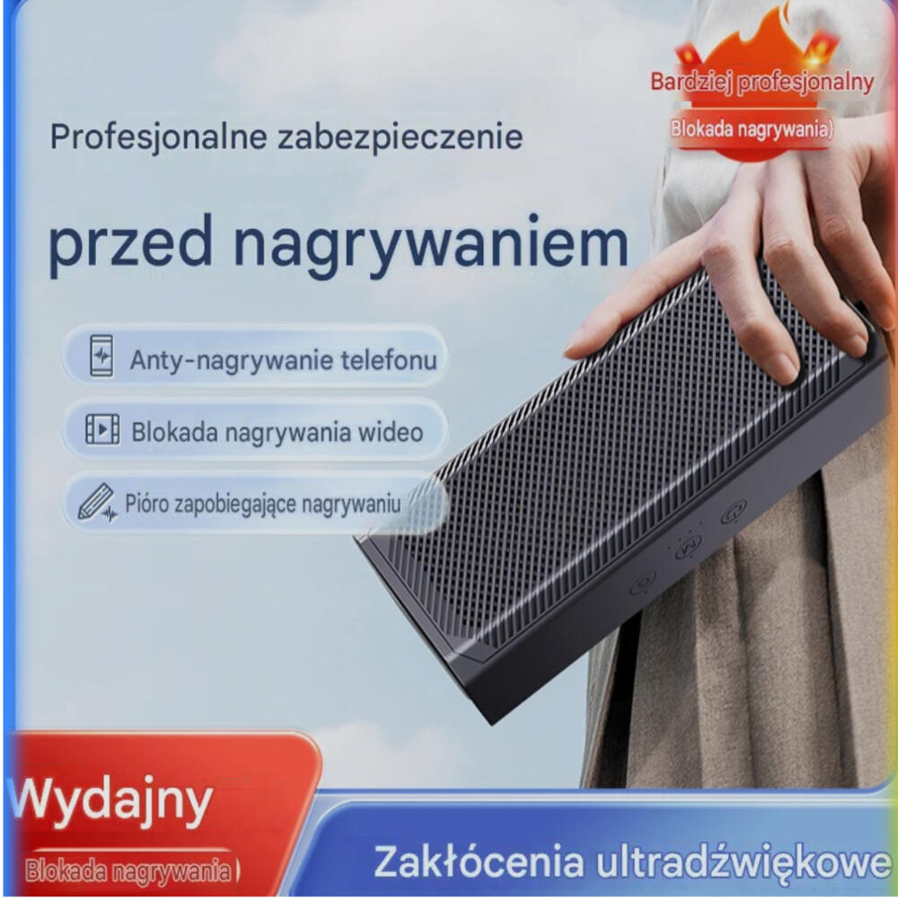 Profesjonalny zagłuszacz podsłuchów telefonów dyktafonów anty nagrywanie biały szum (7)